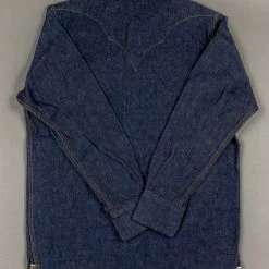 Samurai Jeans 10oz "Hisho SWD-L02-OVS" Selvedge Western Denim Shirt 39 Samurai Jeans 10oz