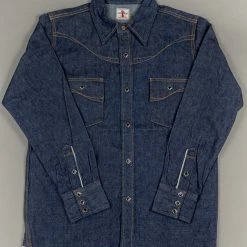 Samurai Jeans 10oz "Hisho SWD-L02-OVS" Selvedge Western Denim Shirt 38 Samurai Jeans 10oz
