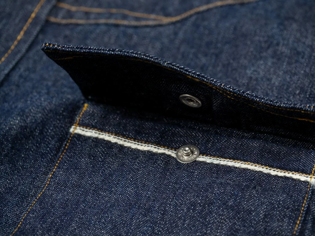 Samurai Jeans 10oz "Hisho SWD-L02-OVS" Selvedge Western Denim Shirt 29 Samurai Jeans 10oz "Hisho SWD-L02-OVS" Selvedge Western Denim Shirt