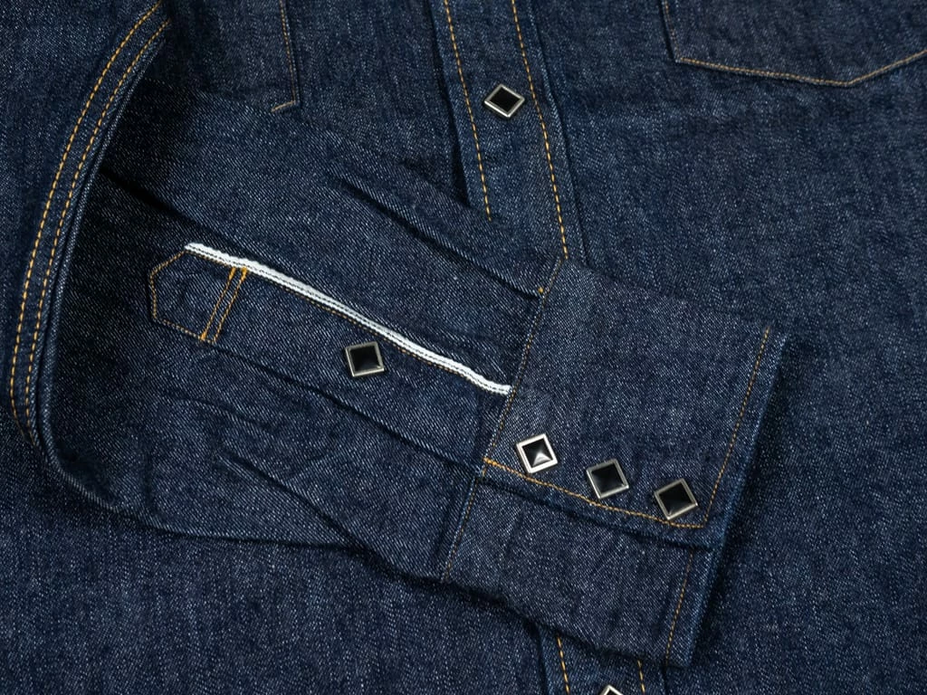 Samurai Jeans 10oz "Hisho SWD-L02-OVS" Selvedge Western Denim Shirt 16 Samurai Jeans 10oz "Hisho SWD-L02-OVS" Selvedge Western Denim Shirt