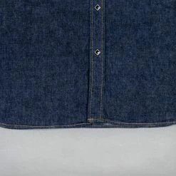 Samurai Jeans 10oz "Hisho SWD-L02-OVS" Selvedge Western Denim Shirt 46 Samurai Jeans 10oz