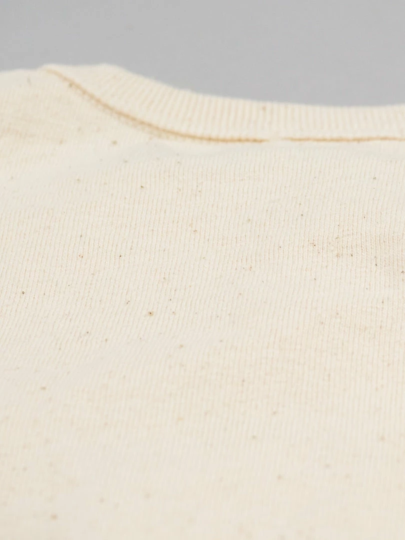 Samurai Jeans SJST-SC02 Japanese Cotton Henley T-Shirt Natural 11 Samurai Jeans SJST-SC02 Japanese Cotton Henley T-Shirt Natural