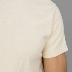 Samurai Jeans SJST-SC01 Japanese Cotton Crew T-Shirt Natural