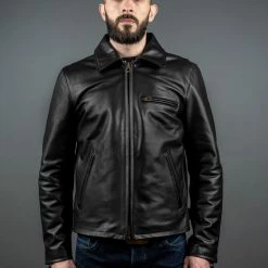 Shangri-La Heritage "Varenne" Black Leather Jacket