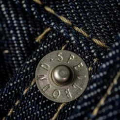 Spellbound Hard Twist Denim Straight Tapered Jeans