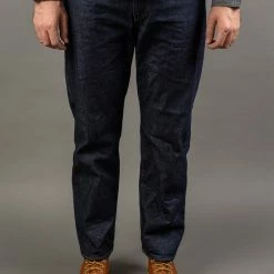 Spellbound Hard Twist Denim Straight Tapered Jeans