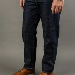 Spellbound Hard Twist Denim Straight Tapered Jeans