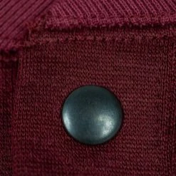 Stevenson Overall Co. Detachable Hooded Athletic Jacket Burgundy