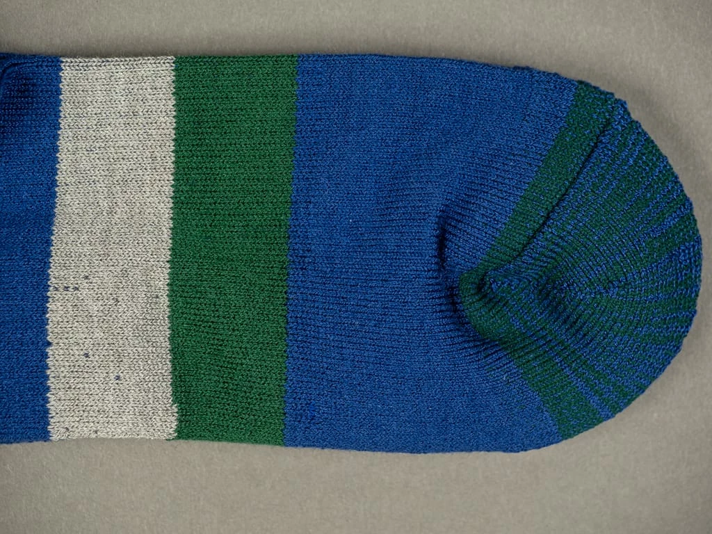 Stevenson Overall Co. Athletic Socks Blue 8 Stevenson Overall Co. Athletic Socks Blue