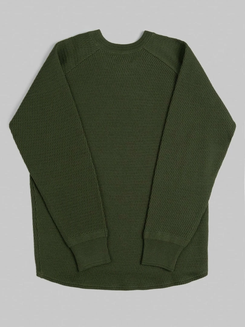 Stevenson Overall Co. Merino Wool Thermal Long Sleeve Shirt Olive NEW ARRIVALS 9 Stevenson Overall Co. Merino Wool Thermal Long Sleeve Shirt Olive NEW ARRIVALS