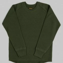Stevenson Overall Co. Merino Wool Thermal Long Sleeve Shirt Olive NEW ARRIVALS 21 Stevenson Overall Co. Merino Wool Thermal Long Sleeve Shirt Olive NEW ARRIVALS
