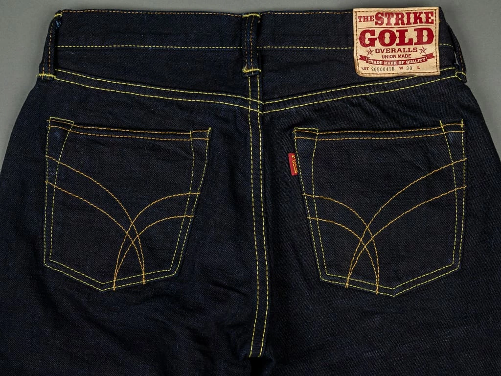 The Strike Gold 5004ID Double Indigo Straight Tapered Jeans 17 The Strike Gold 5004ID Double Indigo Straight Tapered Jeans