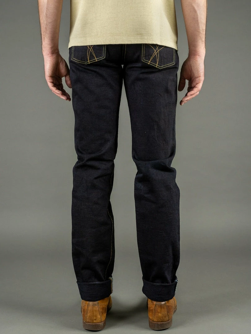 The Strike Gold 5004ID Double Indigo Straight Tapered Jeans 6 The Strike Gold 5004ID Double Indigo Straight Tapered Jeans