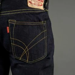 The Strike Gold 5004ID Double Indigo Straight Tapered Jeans 38 The Strike Gold 5004ID Double Indigo Straight Tapered Jeans