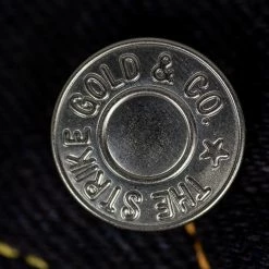 The Strike Gold 5004ID Double Indigo Straight Tapered Jeans 44 The Strike Gold 5004ID Double Indigo Straight Tapered Jeans