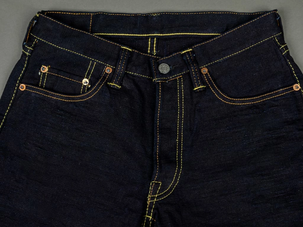 The Strike Gold 5004ID Double Indigo Straight Tapered Jeans 12 The Strike Gold 5004ID Double Indigo Straight Tapered Jeans