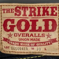 The Strike Gold 5004ID Double Indigo Straight Tapered Jeans 48 The Strike Gold 5004ID Double Indigo Straight Tapered Jeans