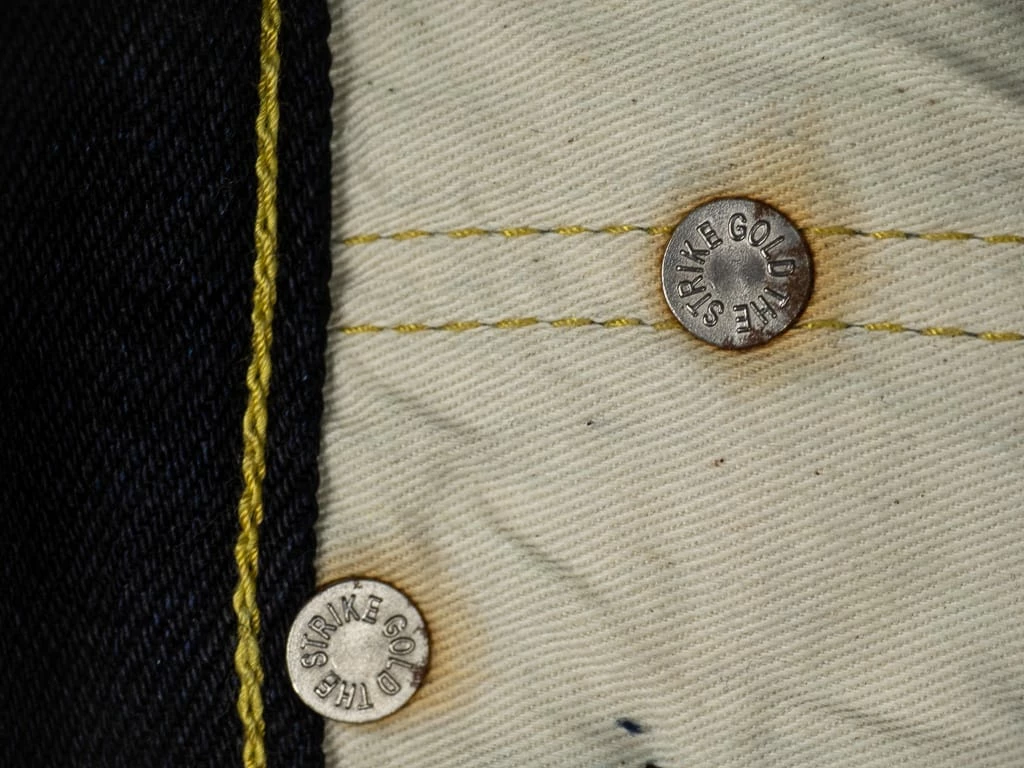 The Strike Gold 5004ID Double Indigo Straight Tapered Jeans 27 The Strike Gold 5004ID Double Indigo Straight Tapered Jeans