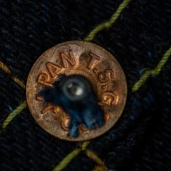 The Strike Gold 5004ID Double Indigo Straight Tapered Jeans 45 The Strike Gold 5004ID Double Indigo Straight Tapered Jeans