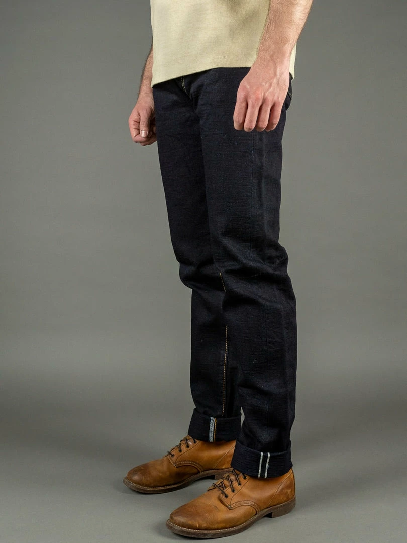The Strike Gold 5004ID Double Indigo Straight Tapered Jeans 5 The Strike Gold 5004ID Double Indigo Straight Tapered Jeans