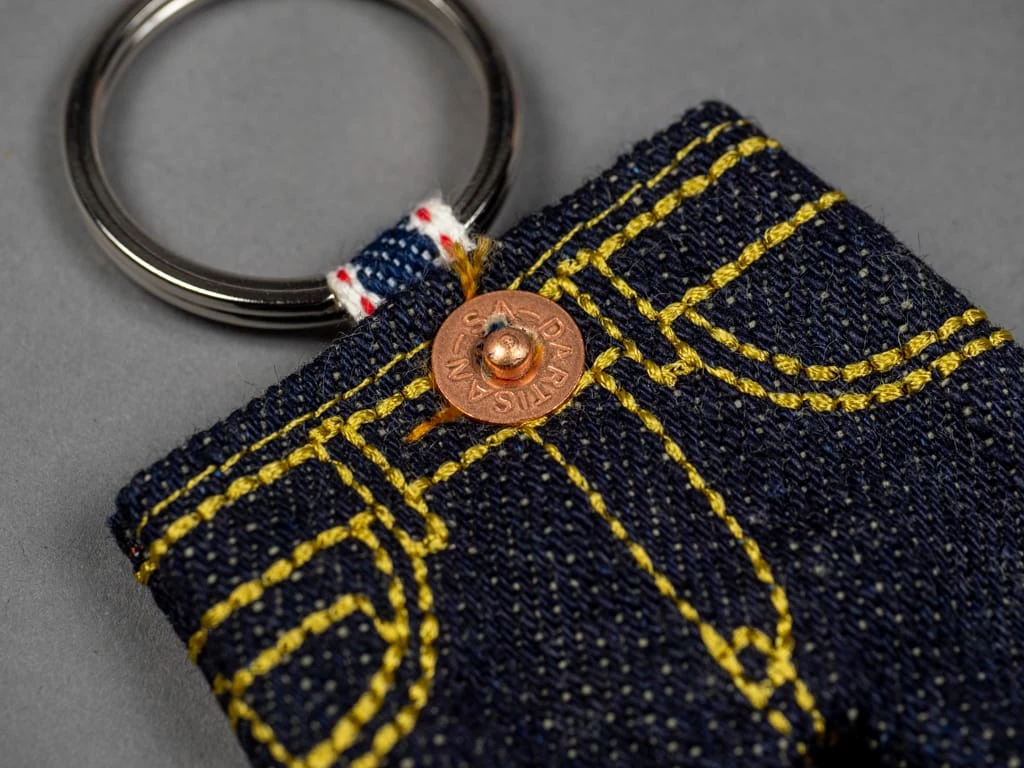 STUDIO D´ARTISAN Studio D'artisan G3 Selvedge Denim Jeans Keyring 5 STUDIO D´ARTISAN Studio D'artisan G3 Selvedge Denim Jeans Keyring