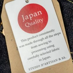 STUDIO D´ARTISAN Studio D'Artisan Fox-001 Fox Cotton Foxfibre® Coyote Relaxed Tapered Jeans