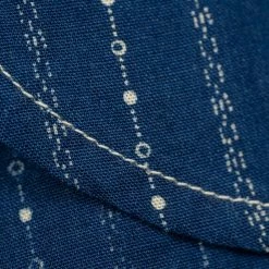 STUDIO D´ARTISAN Studio D'Artisan Indigo Wabash Band Collar Shirt