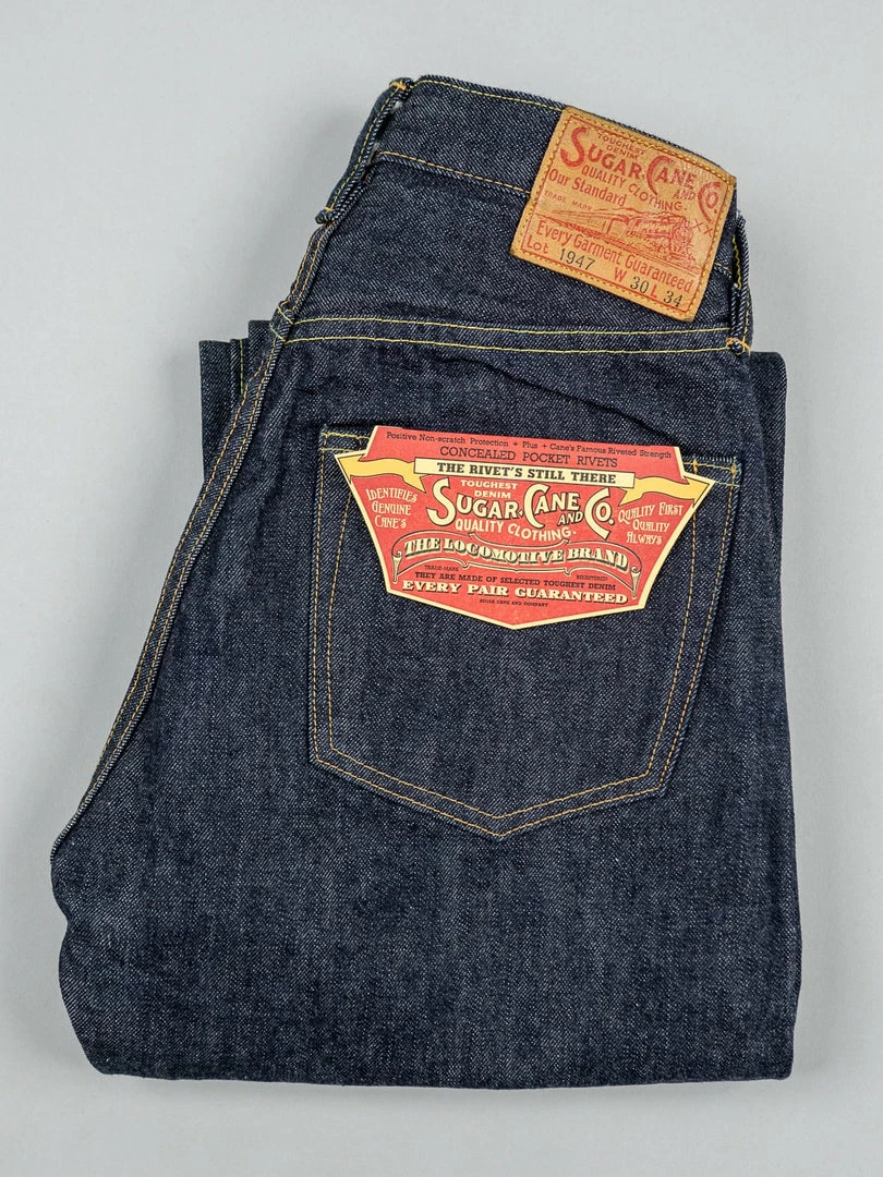 NEW ARRIVALS Sugar Cane "1947 Model" 14.25oz Regular Straight Jeans 12 NEW ARRIVALS Sugar Cane "1947 Model" 14.25oz Regular Straight Jeans