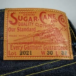 NEW ARRIVALS Sugar Cane "2021 Model" 14.25oz Slim Tapered Jeans 50 NEW ARRIVALS Sugar Cane