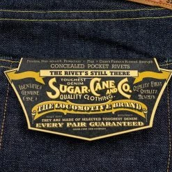 NEW ARRIVALS Sugar Cane "2021 Model" 14.25oz Slim Tapered Jeans 53 NEW ARRIVALS Sugar Cane