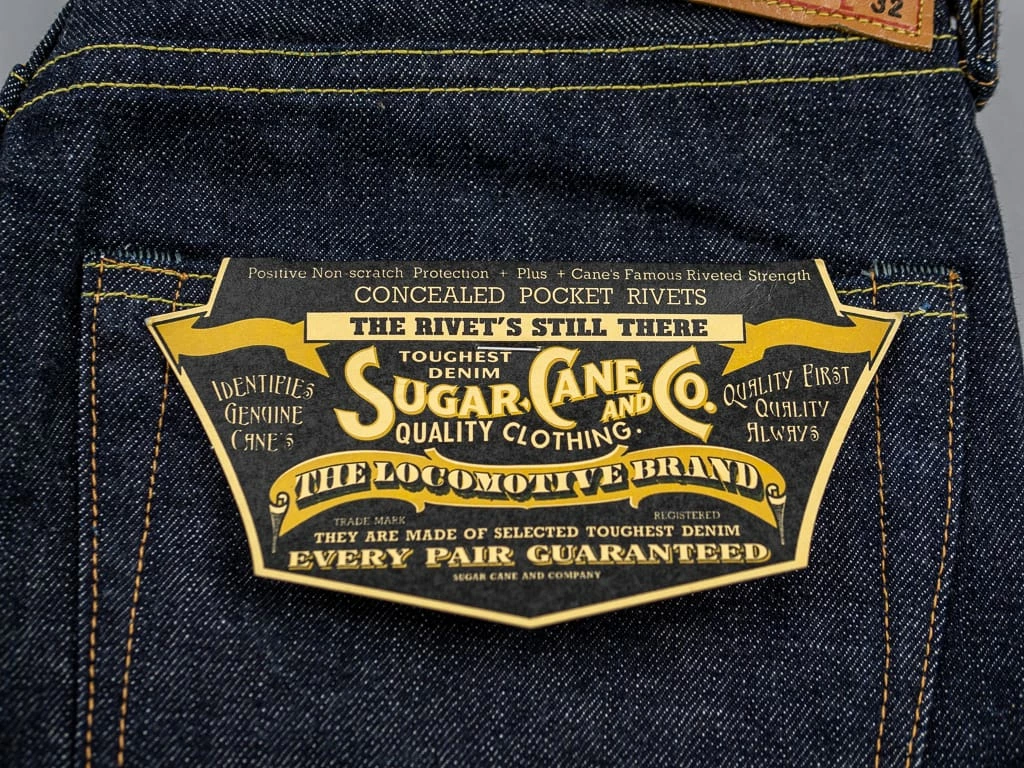 NEW ARRIVALS Sugar Cane "2021 Model" 14.25oz Slim Tapered Jeans 23 NEW ARRIVALS Sugar Cane "2021 Model" 14.25oz Slim Tapered Jeans