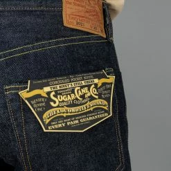 NEW ARRIVALS Sugar Cane "2021 Model" 14.25oz Slim Tapered Jeans 38 NEW ARRIVALS Sugar Cane