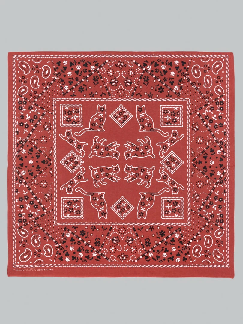 TCB Cat Bandana Red 3 TCB Cat Bandana Red