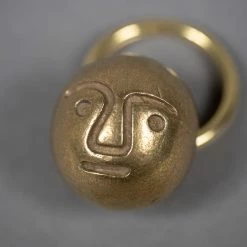 TENDER CO. ACCESSORIES Tender Lost Wax-Cast Polished Brass Ball Keyring 6 TENDER CO. ACCESSORIES Tender Lost Wax-Cast Polished Brass Ball Keyring