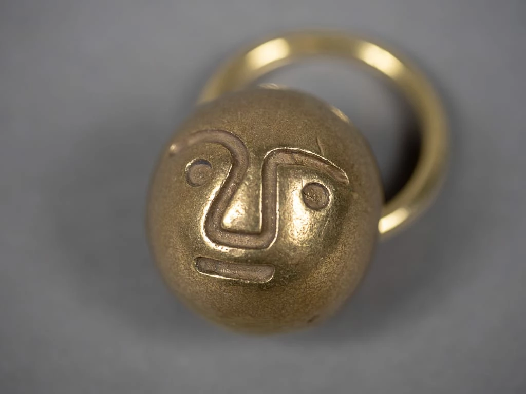 TENDER CO. ACCESSORIES Tender Lost Wax-Cast Polished Brass Ball Keyring 4 TENDER CO. ACCESSORIES Tender Lost Wax-Cast Polished Brass Ball Keyring