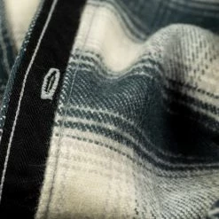 The Flat Head Ombré Flannel Shirt Ivory