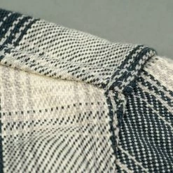 The Flat Head Ombré Flannel Shirt Ivory