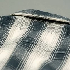 The Flat Head Ombré Flannel Shirt Ivory
