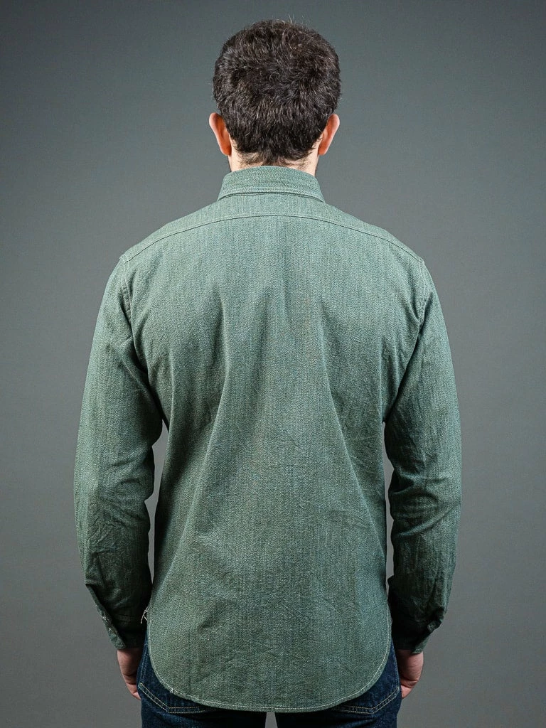 The Rite Stuff Atlas Salt & Pepper Work Shirt (Sage) 4 The Rite Stuff Atlas Salt & Pepper Work Shirt (Sage)