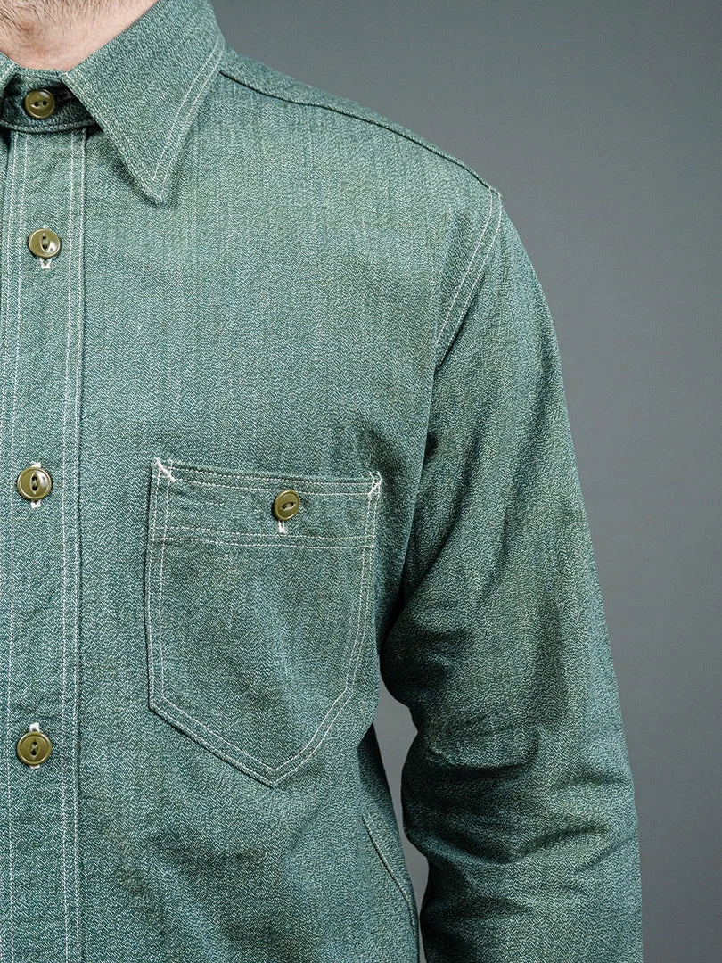 The Rite Stuff Atlas Salt & Pepper Work Shirt (Sage) 7 The Rite Stuff Atlas Salt & Pepper Work Shirt (Sage)