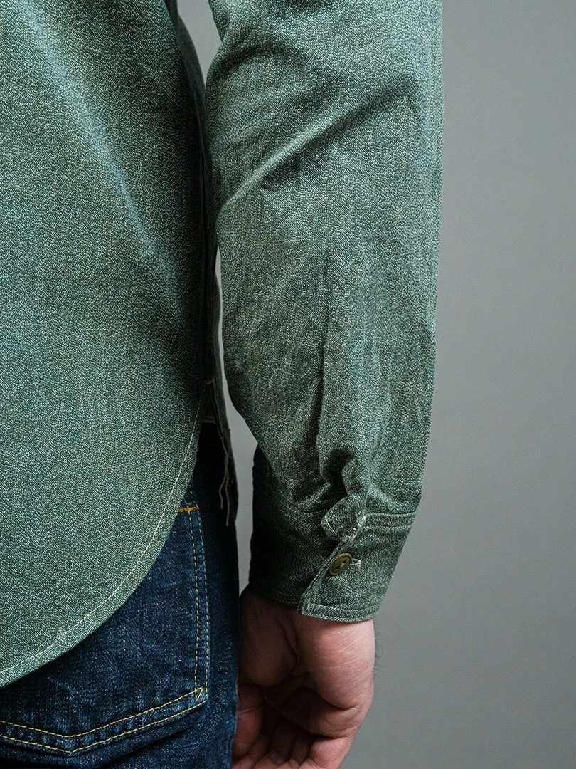 The Rite Stuff Atlas Salt & Pepper Work Shirt (Sage) 8 The Rite Stuff Atlas Salt & Pepper Work Shirt (Sage)