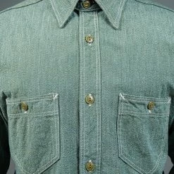 The Rite Stuff Atlas Salt & Pepper Work Shirt (Sage) 26 The Rite Stuff Atlas Salt & Pepper Work Shirt (Sage)