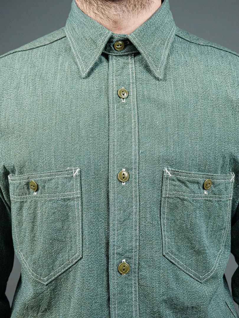 The Rite Stuff Atlas Salt & Pepper Work Shirt (Sage) 6 The Rite Stuff Atlas Salt & Pepper Work Shirt (Sage)