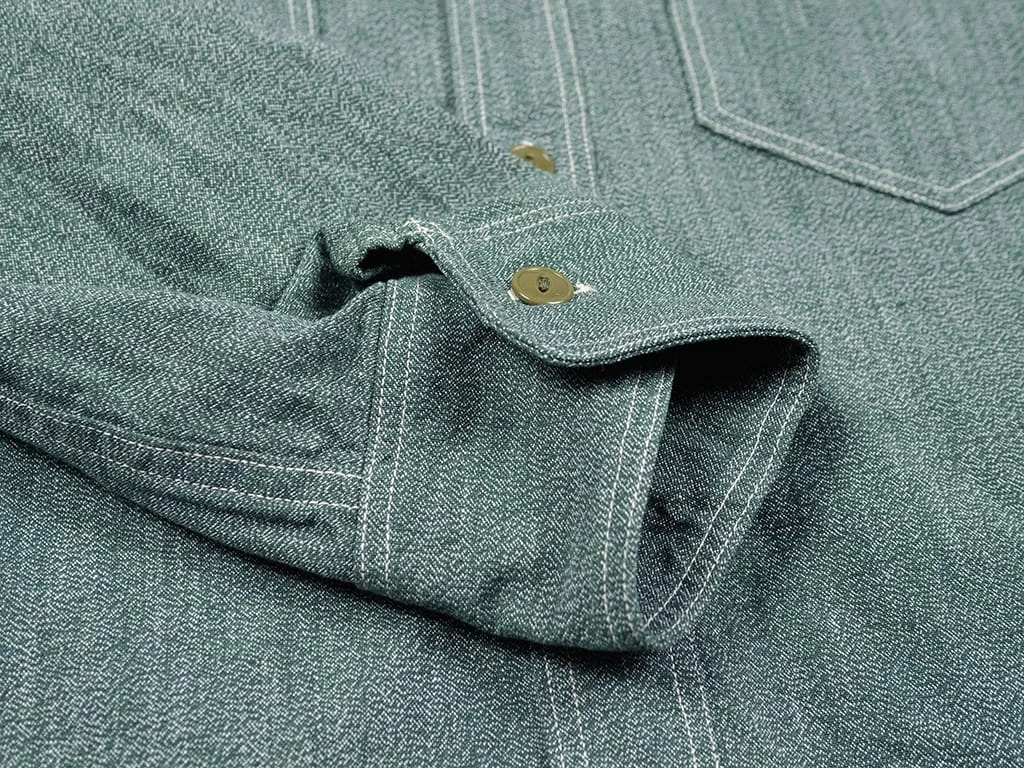 The Rite Stuff Atlas Salt & Pepper Work Shirt (Sage) 16 The Rite Stuff Atlas Salt & Pepper Work Shirt (Sage)