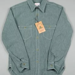 The Rite Stuff Atlas Salt & Pepper Work Shirt (Sage) 30 The Rite Stuff Atlas Salt & Pepper Work Shirt (Sage)