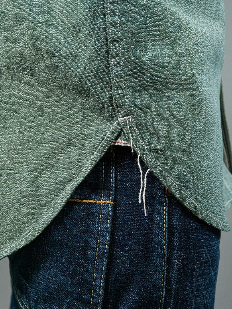 The Rite Stuff Atlas Salt & Pepper Work Shirt (Sage) 9 The Rite Stuff Atlas Salt & Pepper Work Shirt (Sage)