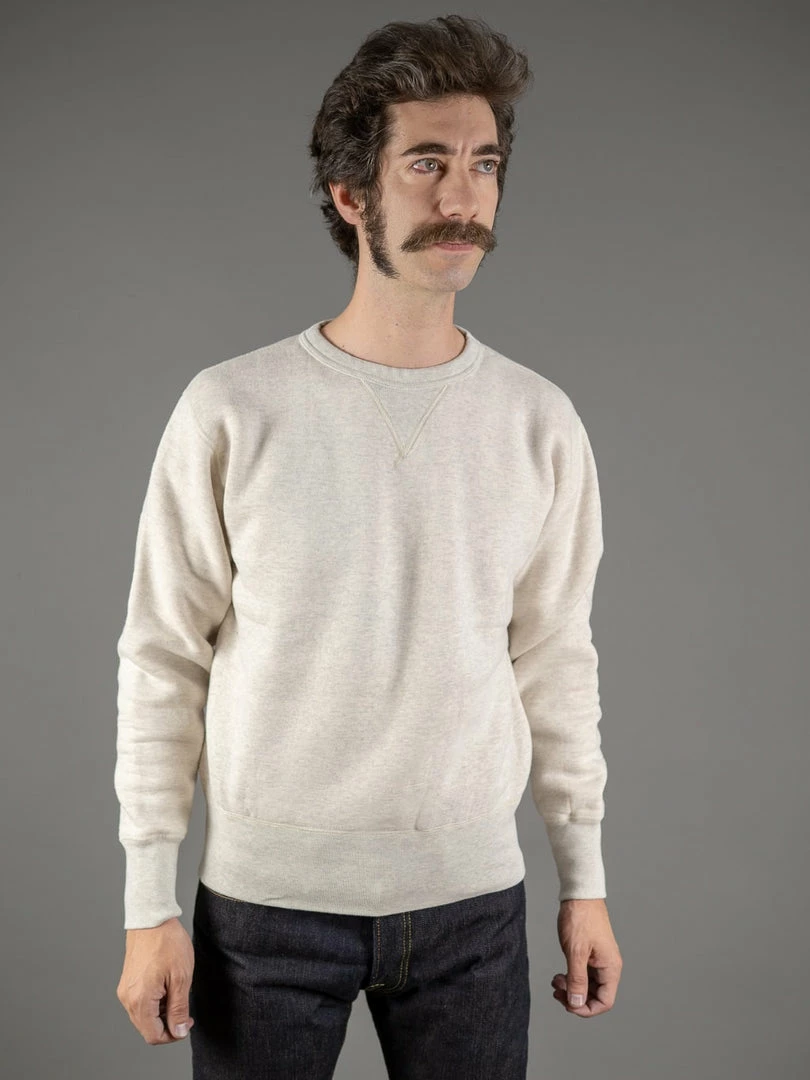 The Strike Gold Loopwheeled Sweatshirt (Oatmeal) 5 The Strike Gold Loopwheeled Sweatshirt (Oatmeal)