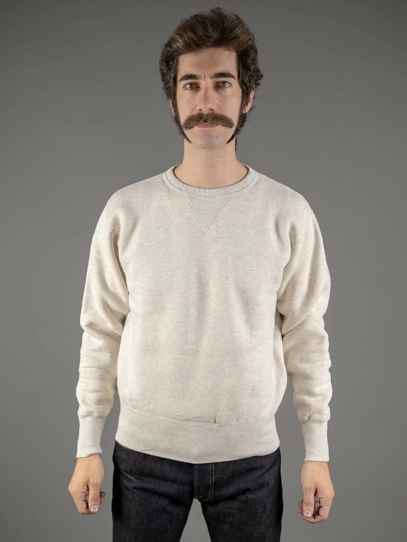 The Strike Gold Loopwheeled Sweatshirt (Oatmeal) 3 The Strike Gold Loopwheeled Sweatshirt (Oatmeal)