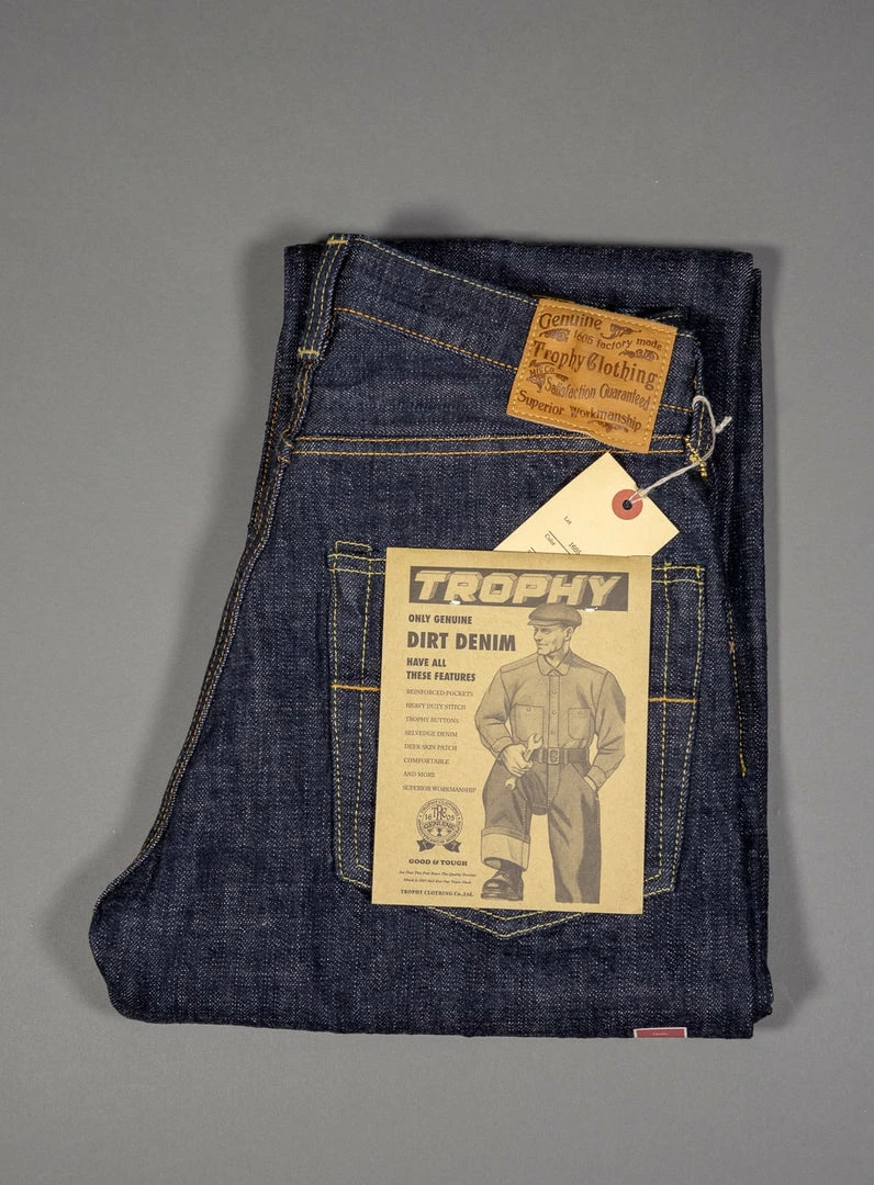 Trophy Clothing 1605 Dirt Denim Regular Straight Jeans 7 Trophy Clothing 1605 Dirt Denim Regular Straight Jeans