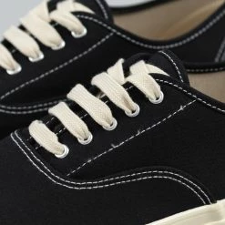 NEW ARRIVALS Trophy Clothing Mill Boat Shoes Black X Cream